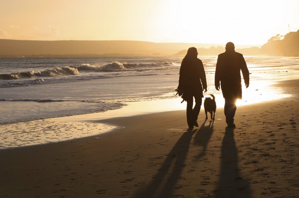 Silhouettes on the Sand